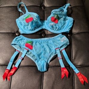 *RARE*🍒 Agent Provocateur Cherry Lingerie Set